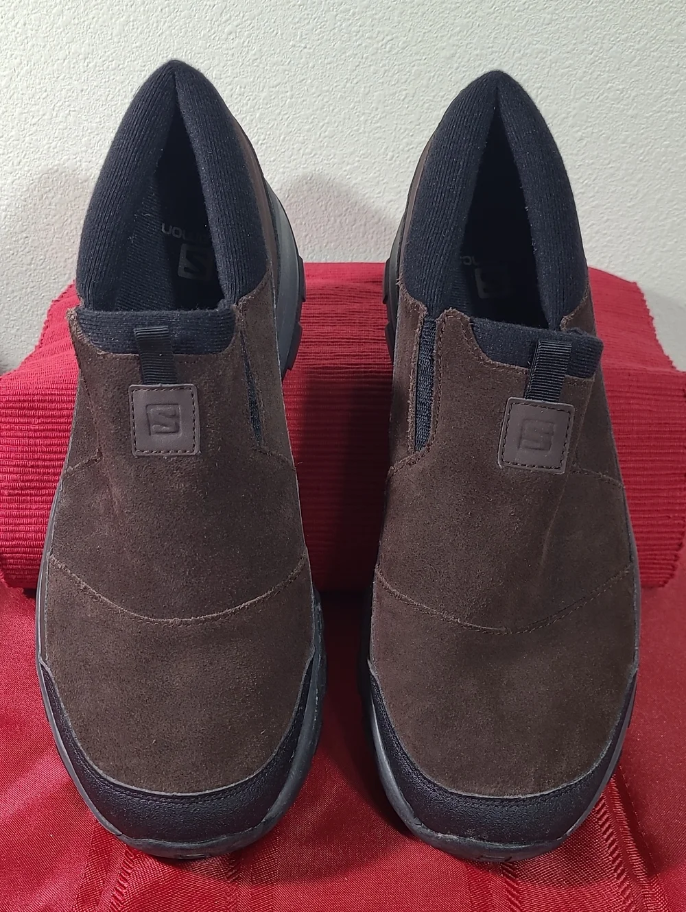 Salomon | Shoes | Salomon Brown Suede Slipon Loafers | Poshmark display picture 2
